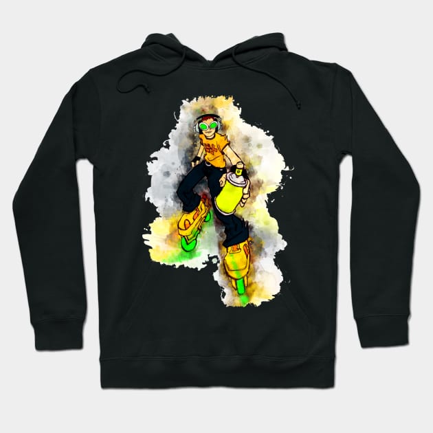 Jet Set Radio - Beat *watercolor* Hoodie by Stylizing4You